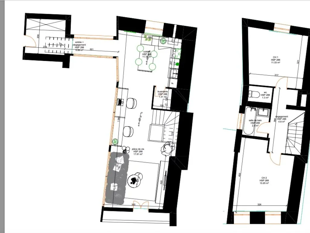 Appartement Duplex avec balcon - MAV68349