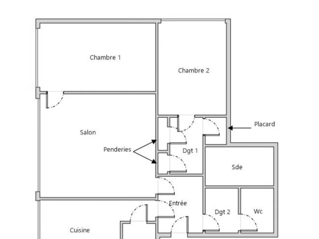 LORMONT APPARTEMENT T3 64M² SECTEUR GRAVIERES - MAV67028